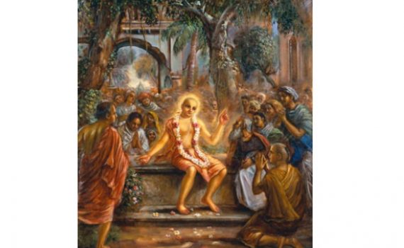 While travelling, Lord Chaitanya preached many people.